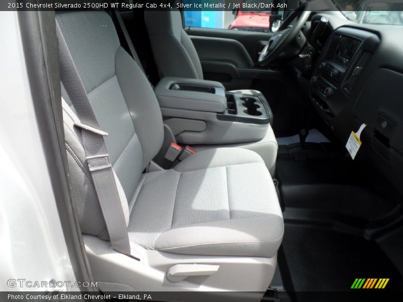 Silver Ice Metallic / Jet Black/Dark Ash 2015 Chevrolet Silverado 2500HD WT Regular Cab 4x4