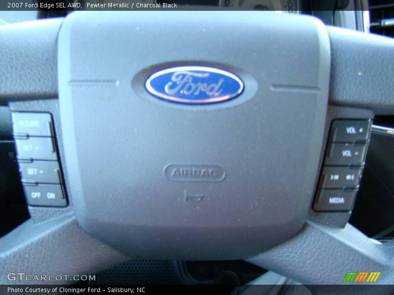 Pewter Metallic / Charcoal Black 2007 Ford Edge SEL AWD