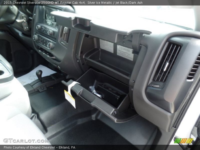 Silver Ice Metallic / Jet Black/Dark Ash 2015 Chevrolet Silverado 2500HD WT Regular Cab 4x4