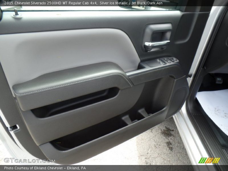 Silver Ice Metallic / Jet Black/Dark Ash 2015 Chevrolet Silverado 2500HD WT Regular Cab 4x4