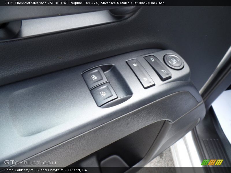 Silver Ice Metallic / Jet Black/Dark Ash 2015 Chevrolet Silverado 2500HD WT Regular Cab 4x4