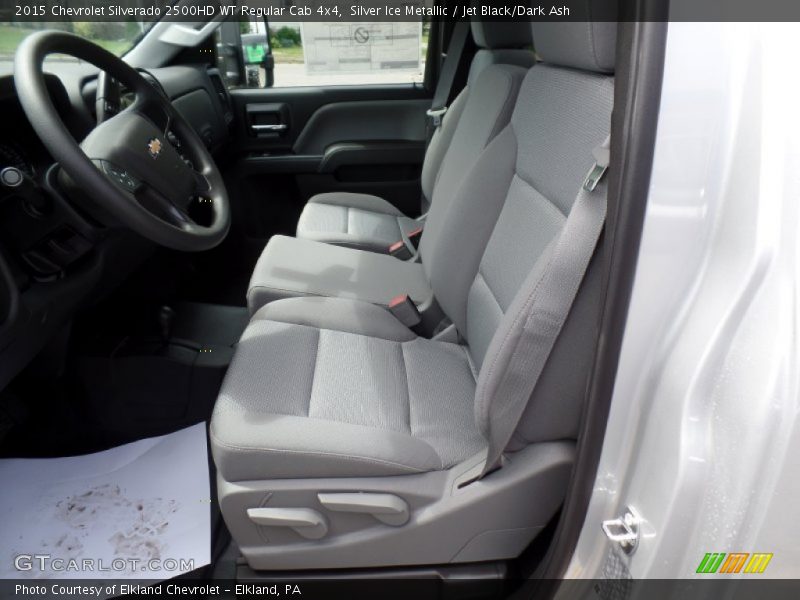 Silver Ice Metallic / Jet Black/Dark Ash 2015 Chevrolet Silverado 2500HD WT Regular Cab 4x4