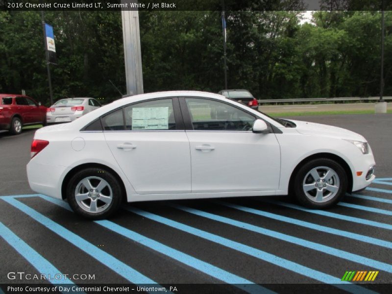 Summit White / Jet Black 2016 Chevrolet Cruze Limited LT