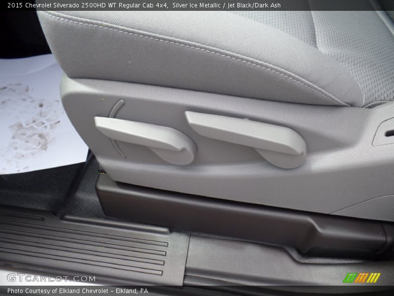 Silver Ice Metallic / Jet Black/Dark Ash 2015 Chevrolet Silverado 2500HD WT Regular Cab 4x4