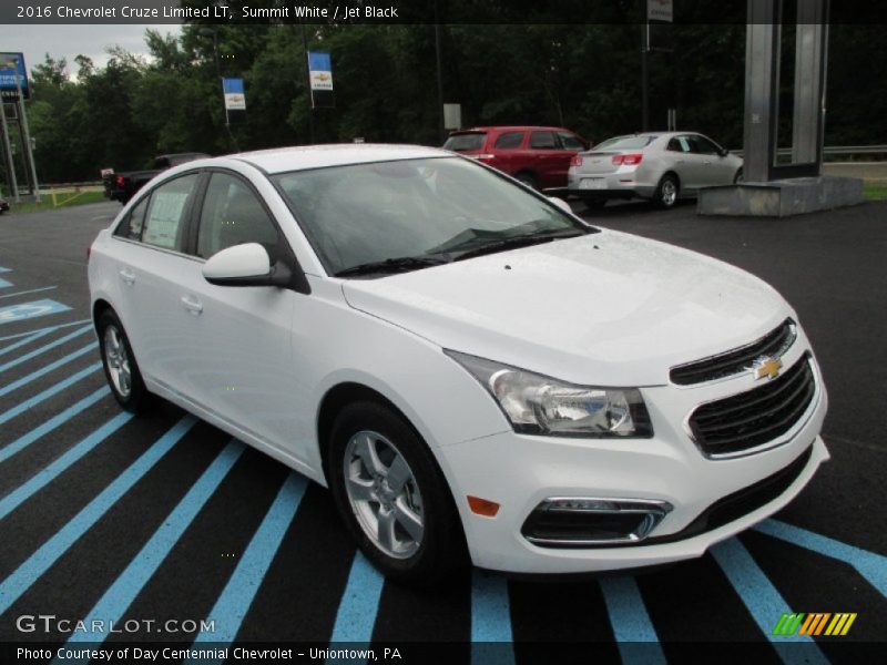 Summit White / Jet Black 2016 Chevrolet Cruze Limited LT