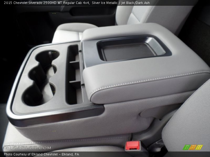 Silver Ice Metallic / Jet Black/Dark Ash 2015 Chevrolet Silverado 2500HD WT Regular Cab 4x4