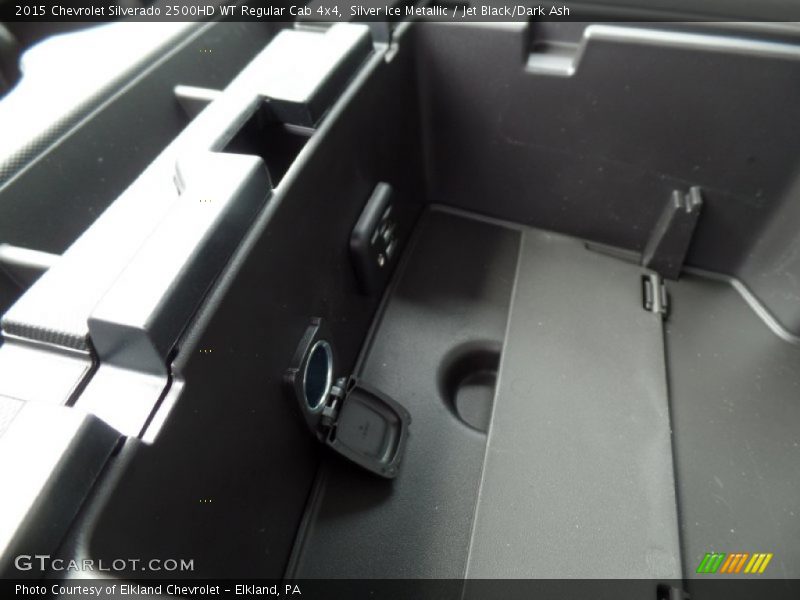Silver Ice Metallic / Jet Black/Dark Ash 2015 Chevrolet Silverado 2500HD WT Regular Cab 4x4