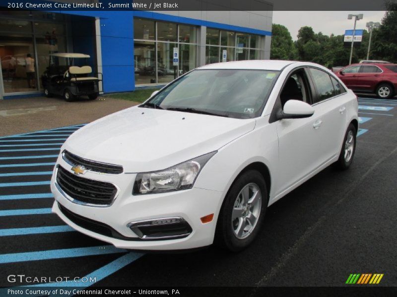 Summit White / Jet Black 2016 Chevrolet Cruze Limited LT