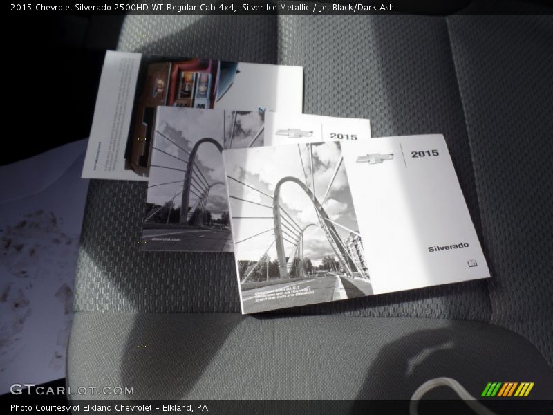 Silver Ice Metallic / Jet Black/Dark Ash 2015 Chevrolet Silverado 2500HD WT Regular Cab 4x4