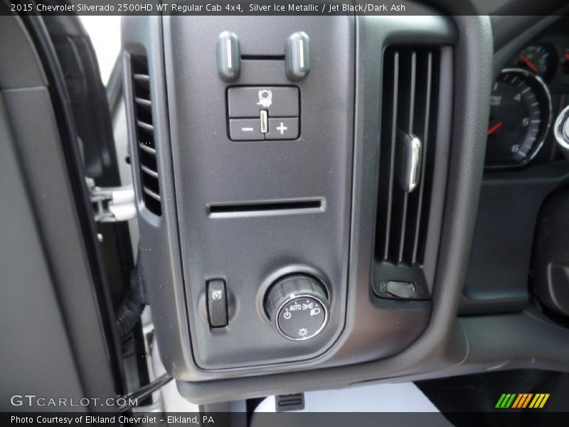 Silver Ice Metallic / Jet Black/Dark Ash 2015 Chevrolet Silverado 2500HD WT Regular Cab 4x4