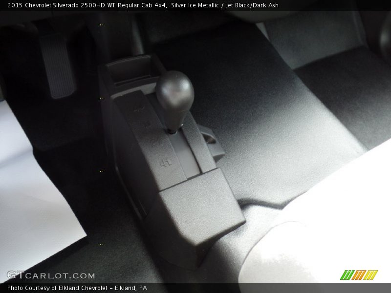 Silver Ice Metallic / Jet Black/Dark Ash 2015 Chevrolet Silverado 2500HD WT Regular Cab 4x4