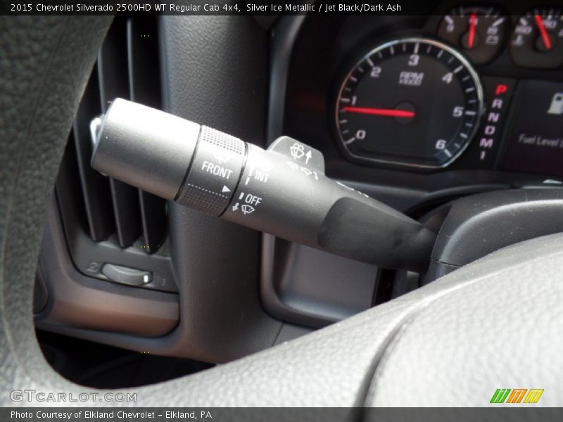 Silver Ice Metallic / Jet Black/Dark Ash 2015 Chevrolet Silverado 2500HD WT Regular Cab 4x4
