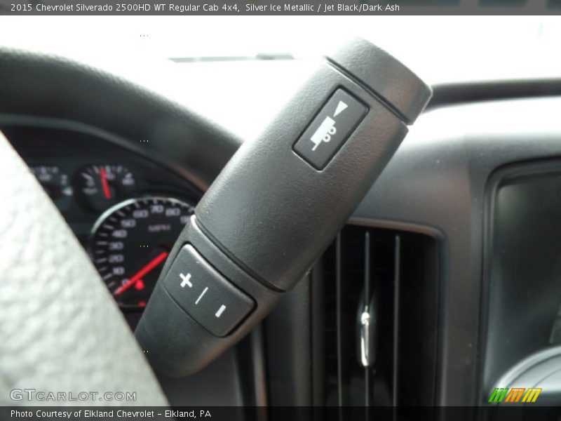 Silver Ice Metallic / Jet Black/Dark Ash 2015 Chevrolet Silverado 2500HD WT Regular Cab 4x4