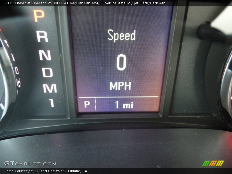 Silver Ice Metallic / Jet Black/Dark Ash 2015 Chevrolet Silverado 2500HD WT Regular Cab 4x4