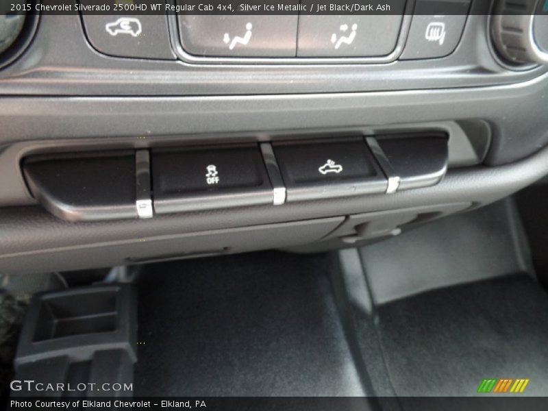 Silver Ice Metallic / Jet Black/Dark Ash 2015 Chevrolet Silverado 2500HD WT Regular Cab 4x4