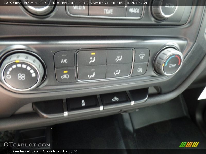 Silver Ice Metallic / Jet Black/Dark Ash 2015 Chevrolet Silverado 2500HD WT Regular Cab 4x4