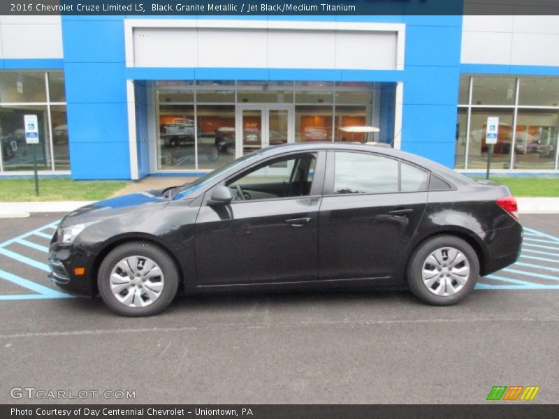 Black Granite Metallic / Jet Black/Medium Titanium 2016 Chevrolet Cruze Limited LS