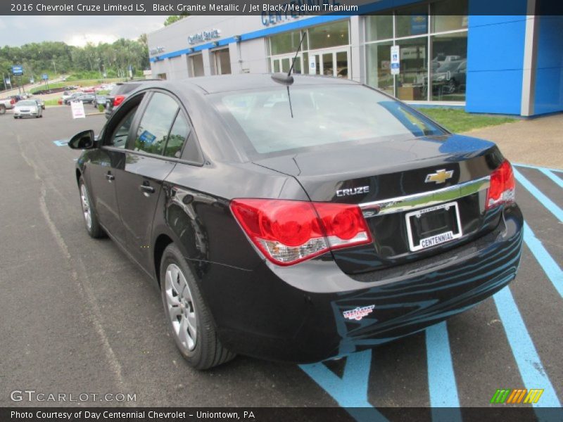 Black Granite Metallic / Jet Black/Medium Titanium 2016 Chevrolet Cruze Limited LS