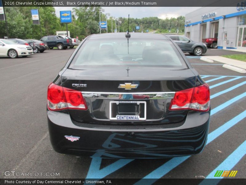 Black Granite Metallic / Jet Black/Medium Titanium 2016 Chevrolet Cruze Limited LS