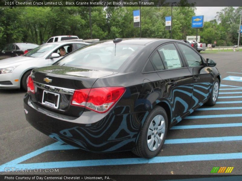 Black Granite Metallic / Jet Black/Medium Titanium 2016 Chevrolet Cruze Limited LS