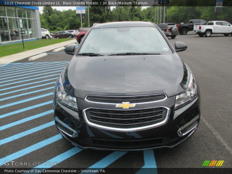 Black Granite Metallic / Jet Black/Medium Titanium 2016 Chevrolet Cruze Limited LS