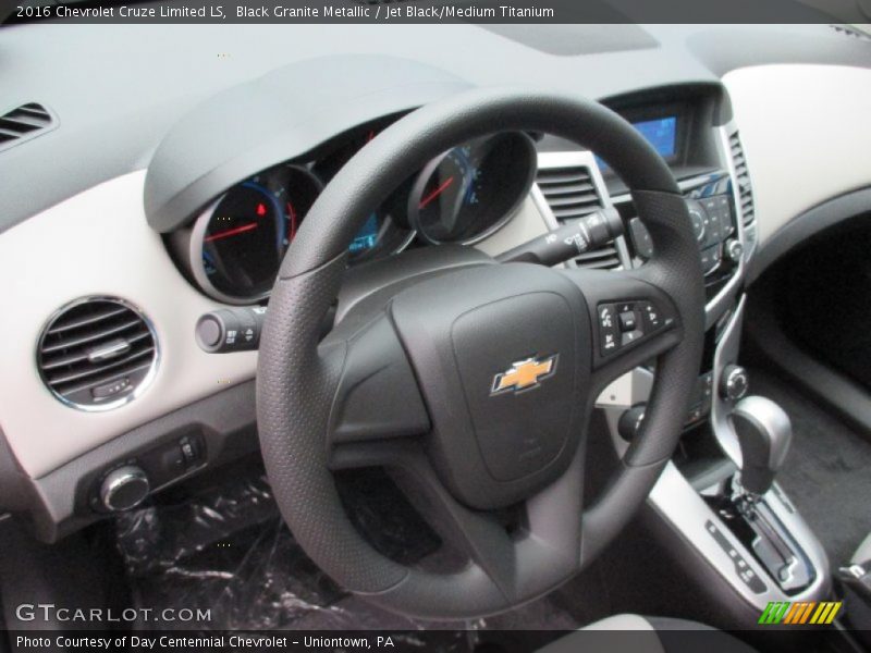 Black Granite Metallic / Jet Black/Medium Titanium 2016 Chevrolet Cruze Limited LS