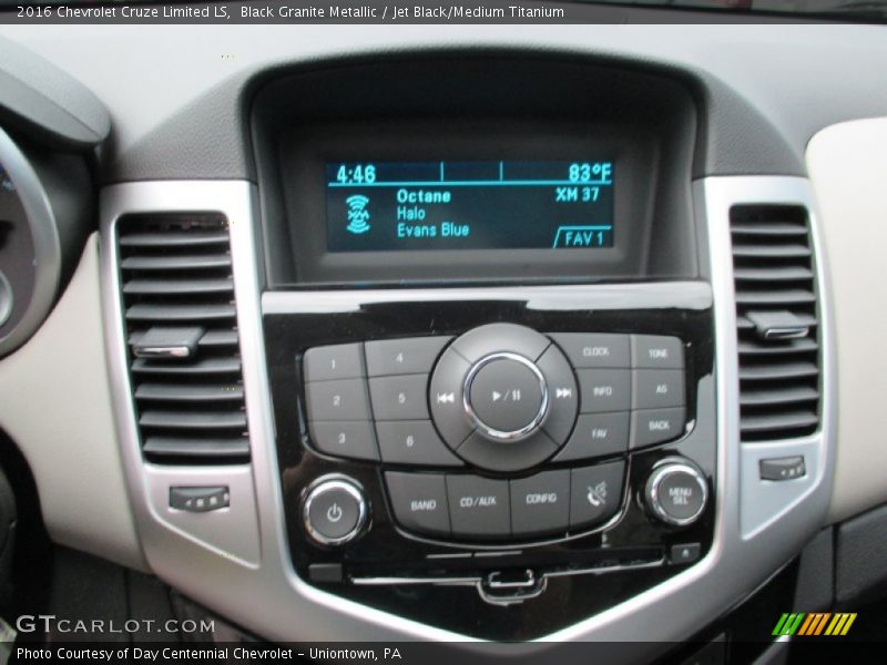 Black Granite Metallic / Jet Black/Medium Titanium 2016 Chevrolet Cruze Limited LS