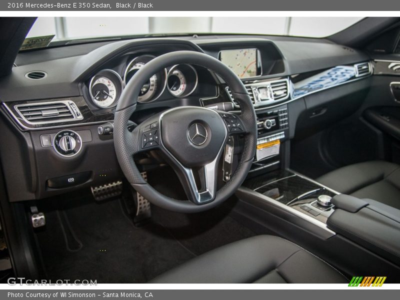 Black / Black 2016 Mercedes-Benz E 350 Sedan