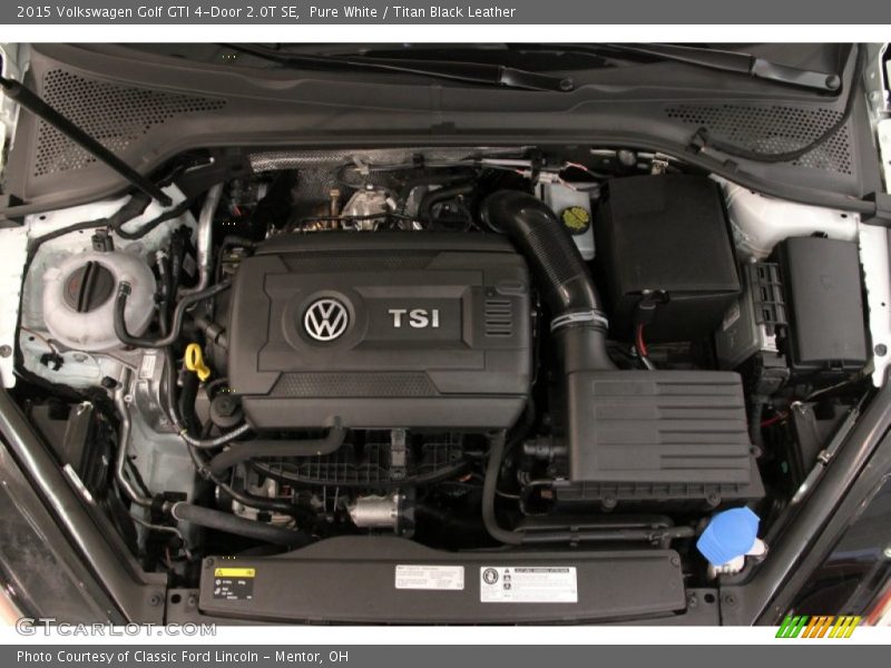 Pure White / Titan Black Leather 2015 Volkswagen Golf GTI 4-Door 2.0T SE