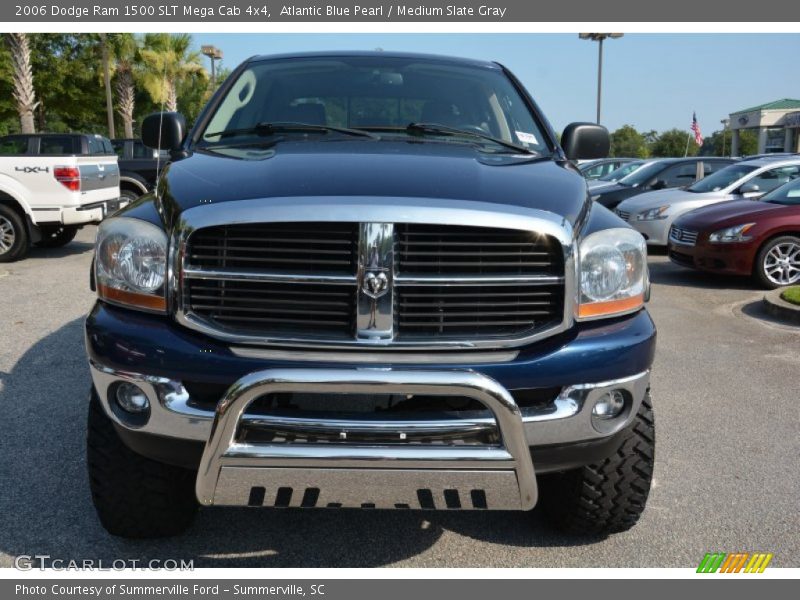 Atlantic Blue Pearl / Medium Slate Gray 2006 Dodge Ram 1500 SLT Mega Cab 4x4