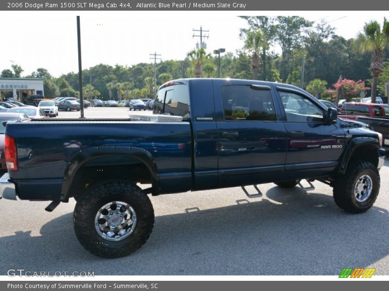Atlantic Blue Pearl / Medium Slate Gray 2006 Dodge Ram 1500 SLT Mega Cab 4x4