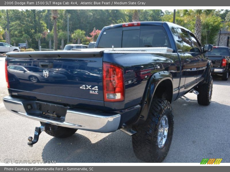 Atlantic Blue Pearl / Medium Slate Gray 2006 Dodge Ram 1500 SLT Mega Cab 4x4