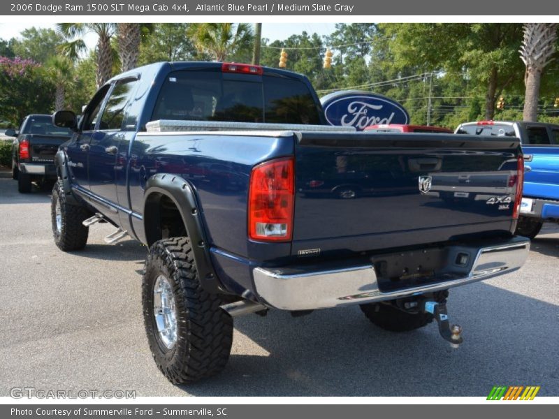 Atlantic Blue Pearl / Medium Slate Gray 2006 Dodge Ram 1500 SLT Mega Cab 4x4