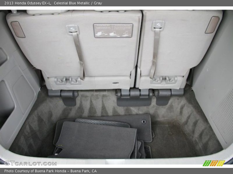 Celestial Blue Metallic / Gray 2013 Honda Odyssey EX-L