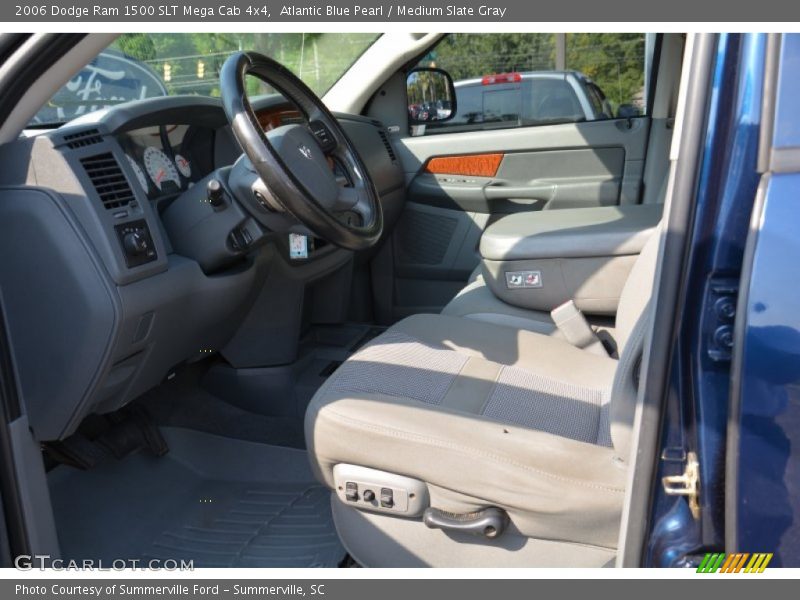 Atlantic Blue Pearl / Medium Slate Gray 2006 Dodge Ram 1500 SLT Mega Cab 4x4