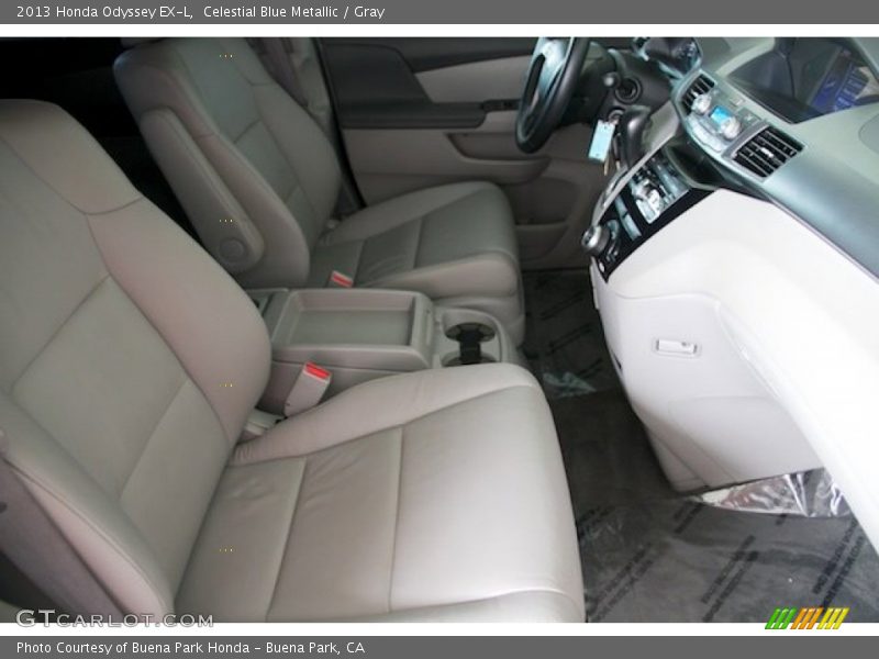 Celestial Blue Metallic / Gray 2013 Honda Odyssey EX-L