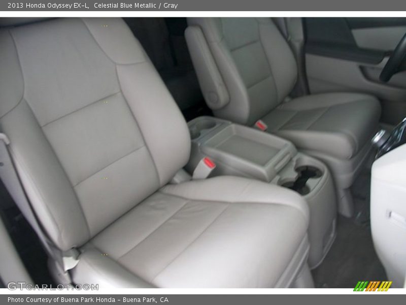 Celestial Blue Metallic / Gray 2013 Honda Odyssey EX-L