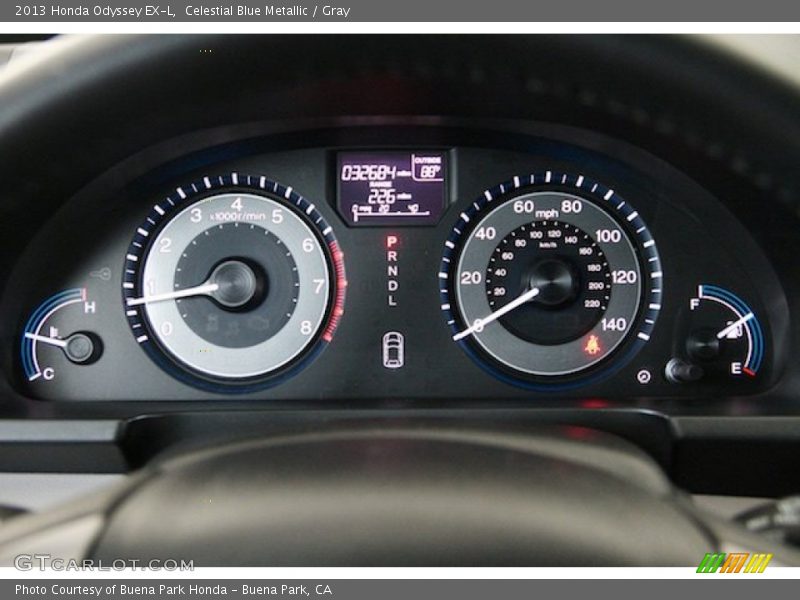 Celestial Blue Metallic / Gray 2013 Honda Odyssey EX-L
