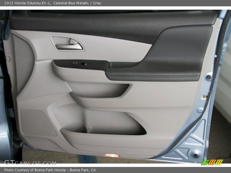 Celestial Blue Metallic / Gray 2013 Honda Odyssey EX-L