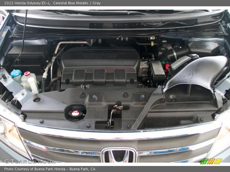 Celestial Blue Metallic / Gray 2013 Honda Odyssey EX-L