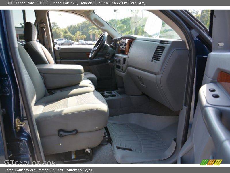 Atlantic Blue Pearl / Medium Slate Gray 2006 Dodge Ram 1500 SLT Mega Cab 4x4