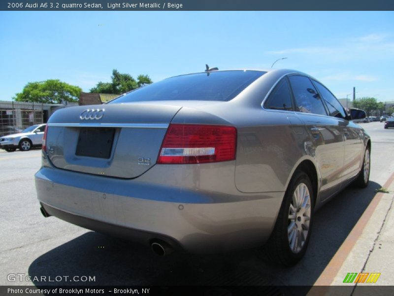 Light Silver Metallic / Beige 2006 Audi A6 3.2 quattro Sedan