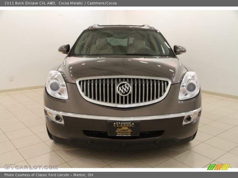 Cocoa Metallic / Cashmere/Cocoa 2011 Buick Enclave CXL AWD