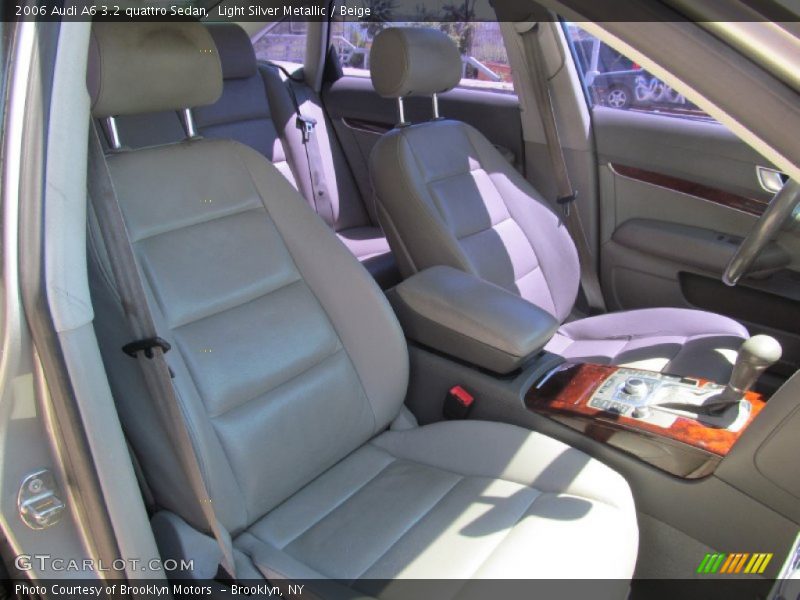 Light Silver Metallic / Beige 2006 Audi A6 3.2 quattro Sedan