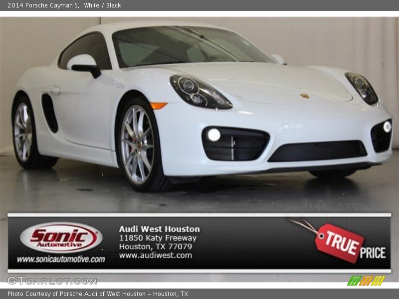 White / Black 2014 Porsche Cayman S