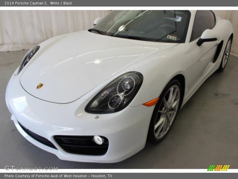White / Black 2014 Porsche Cayman S