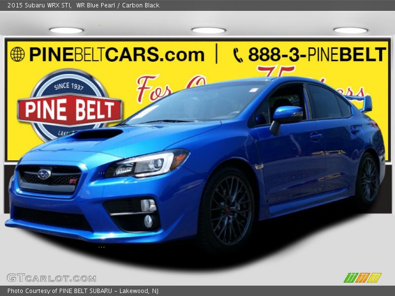 WR Blue Pearl / Carbon Black 2015 Subaru WRX STI