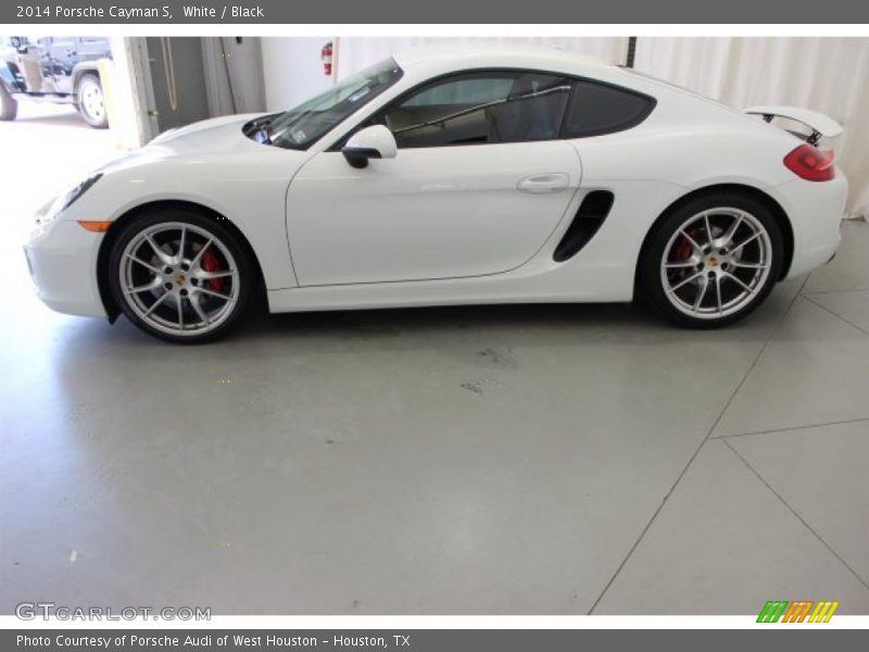 White / Black 2014 Porsche Cayman S