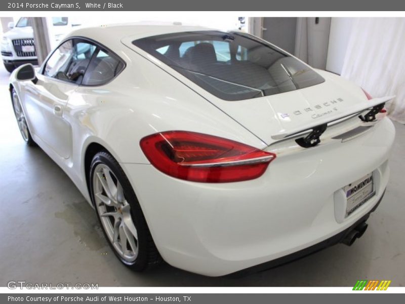 White / Black 2014 Porsche Cayman S