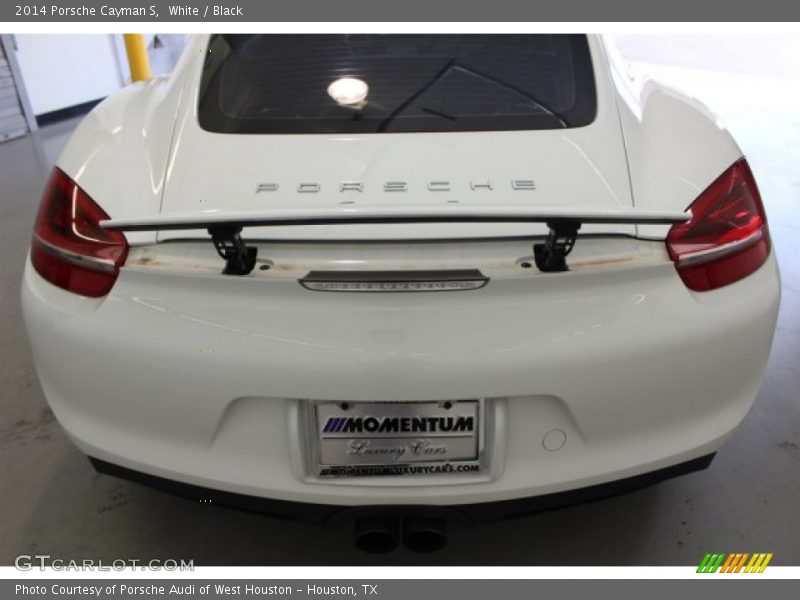 White / Black 2014 Porsche Cayman S